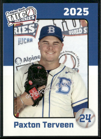 2025 Blinn College Buccaneers JUCO Paxton Terveen