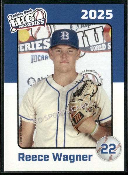 2025 Blinn College Buccaneers JUCO Reece Wagner