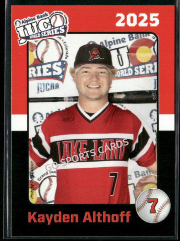 2025 Lake Land Lakers JUCO Kayden Althoff