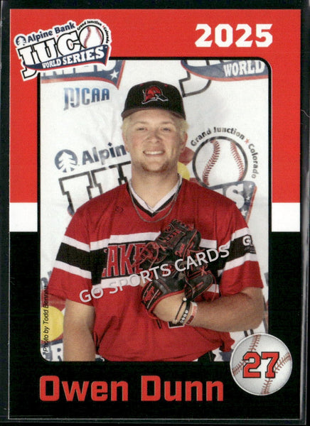 2025 Lake Land Lakers JUCO Owen Dunn