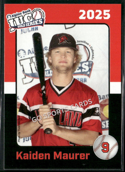 2025 Lake Land Lakers JUCO Kaiden Maurer