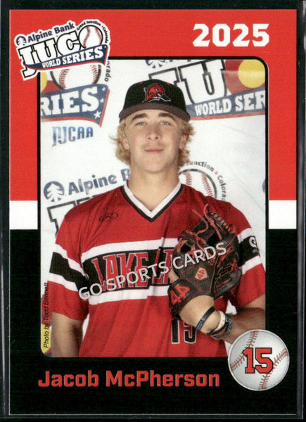 2025 Lake Land Lakers JUCO Jacob McPherson