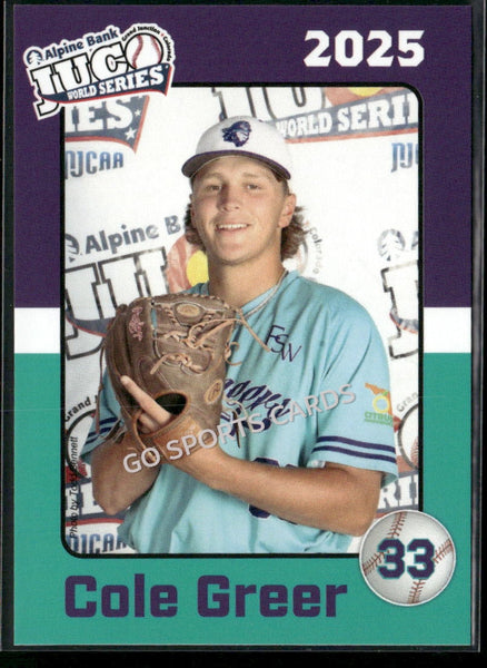 2025 Florida SouthWestern Buccaneers JUCO Cole Greer