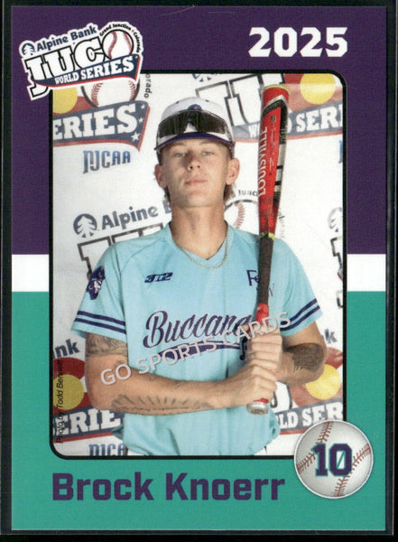 2025 Florida SouthWestern Buccaneers JUCO Brock Knoerr