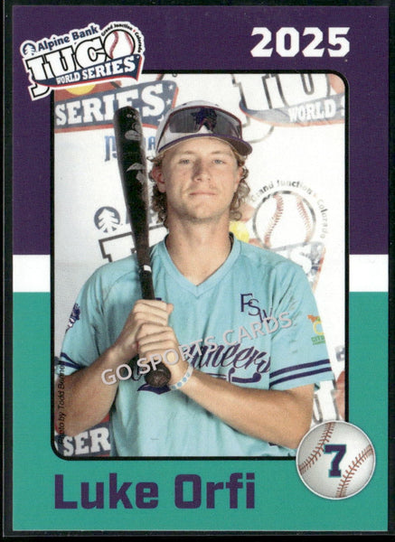 2025 Florida SouthWestern Buccaneers JUCO Luke Orfi