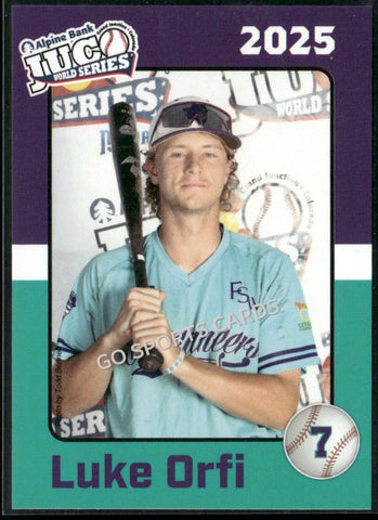 2025 Florida SouthWestern Buccaneers JUCO Luke Orfi