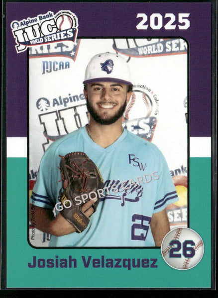 2025 Florida SouthWestern Buccaneers JUCO Josiah Velazquez