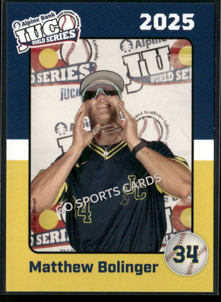 2025 Johnson County Community College Cavaliers JUCO Matthew Bolinger