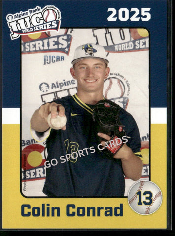 2025 Johnson County Community College Cavaliers JUCO Colin Conrad