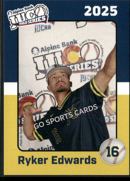 2025 Johnson County Community College Cavaliers JUCO Ryker Edwards