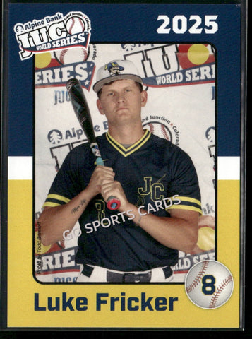 2025 Johnson County Community College Cavaliers JUCO Luke Fricker