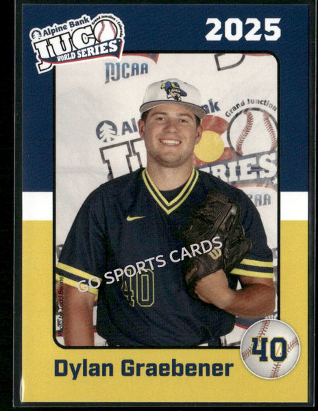 2025 Johnson County Community College Cavaliers JUCO Dylan Graebener