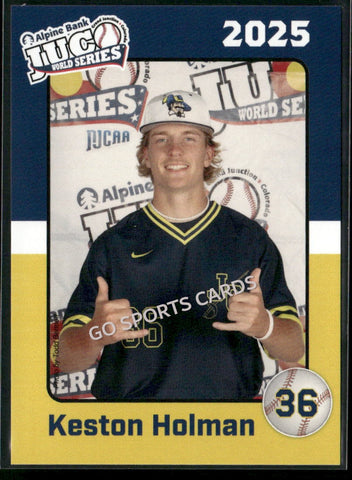 2025 Johnson County Community College Cavaliers JUCO Keston Holman