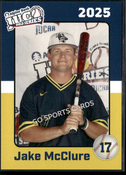 2025 Johnson County Community College Cavaliers JUCO Jake McClure