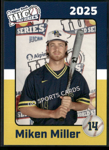 2025 Johnson County Community College Cavaliers JUCO Miken Miller