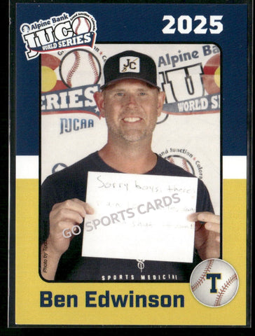 2025 Johnson County Community College Cavaliers JUCO Ben Edwinson