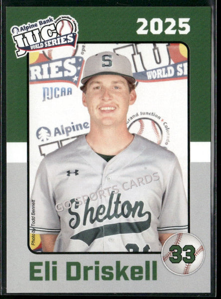 2025 Shelton State Buccaneers JUCO Eli Driskell