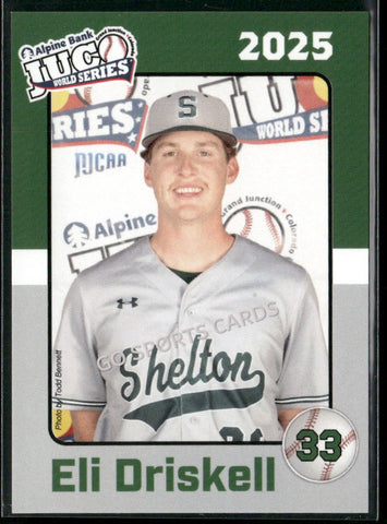 2025 Shelton State Buccaneers JUCO Eli Driskell