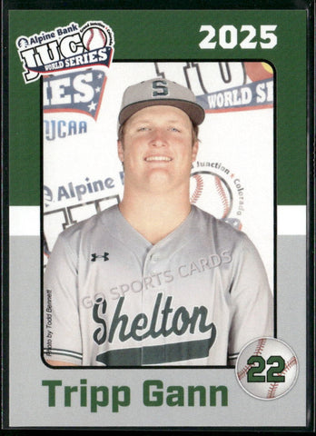 2025 Shelton State Buccaneers JUCO Tripp Gann