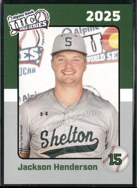 2025 Shelton State Buccaneers JUCO Jackson Henderson