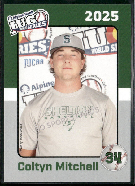 2025 Shelton State Buccaneers JUCO Coltyn Mitchell