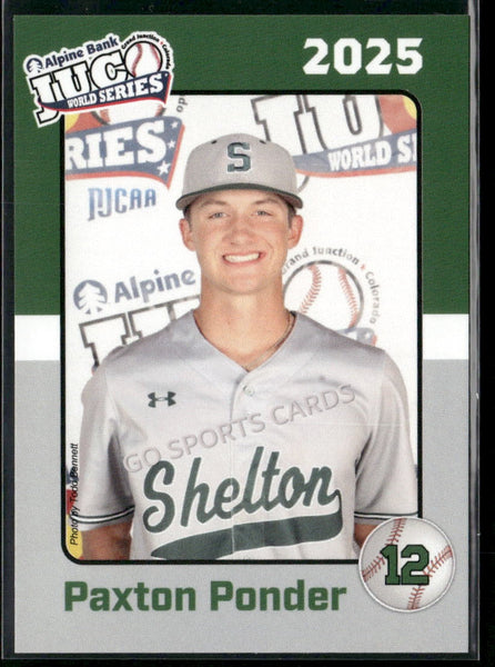 2025 Shelton State Buccaneers JUCO Paxton Ponder