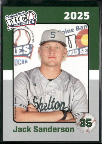 2025 Shelton State Buccaneers JUCO Jack Sanderson