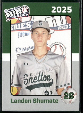 2025 Shelton State Buccaneers JUCO Landon Shumate