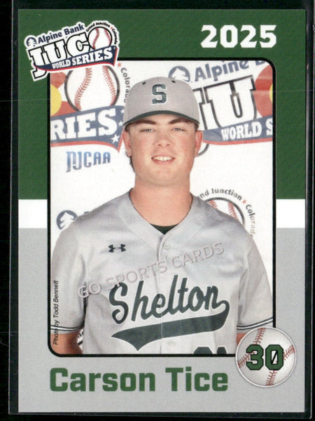 2025 Shelton State Buccaneers JUCO Carson Tice