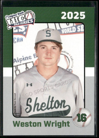 2025 Shelton State Buccaneers JUCO Weston Wright