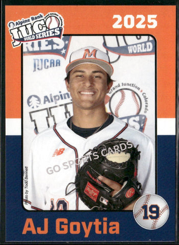 2025 McLennan Community College Highlanders JUCO AJ Goytia