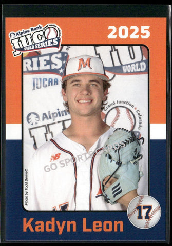 2025 McLennan Community College Highlanders JUCO Kadyn Leon