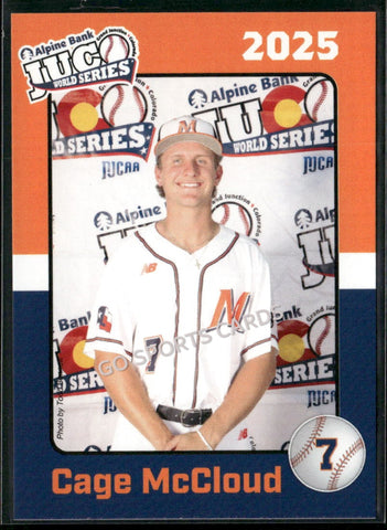 2025 McLennan Community College Highlanders JUCO Cage McCloud