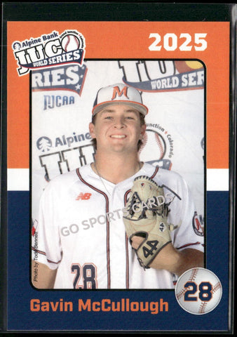 2025 McLennan Community College Highlanders JUCO Gavin McCullough