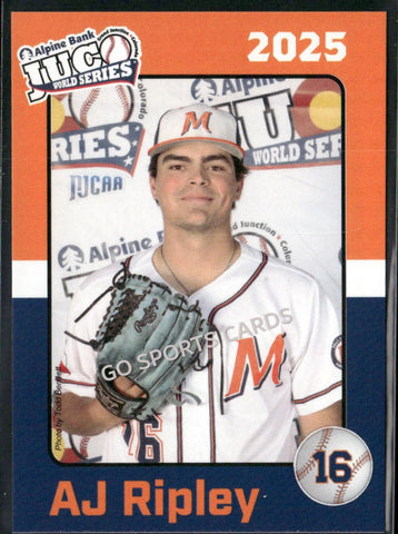 2025 McLennan Community College Highlanders JUCO AJ Ripley