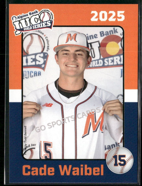 2025 McLennan Community College Highlanders JUCO Cade Waibel