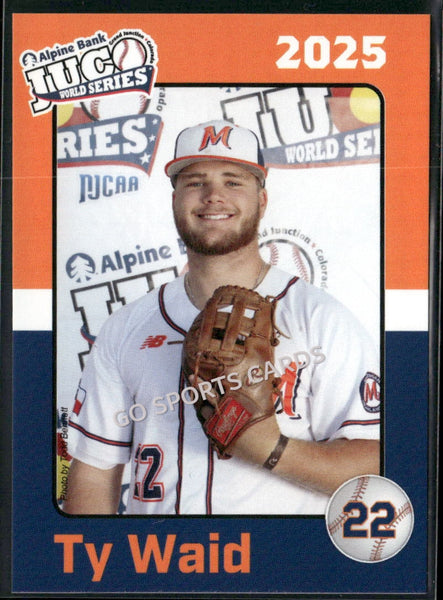 2025 McLennan Community College Highlanders JUCO Ty Waid