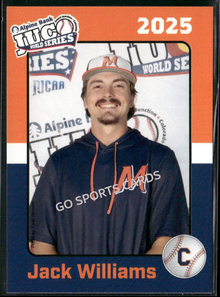 2025 McLennan Community College Highlanders JUCO Jack Williams