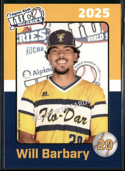 2025 Florence Darlington Tech Stingers JUCO Will Barbary