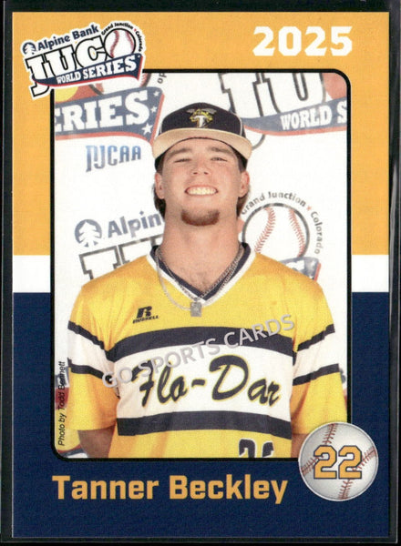 2025 Florence Darlington Tech Stingers JUCO Tanner Beckley
