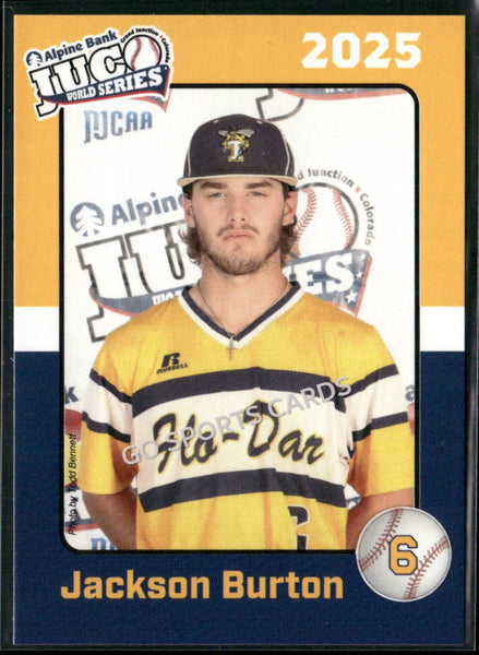 2025 Florence Darlington Tech Stingers JUCO Jackson Burton