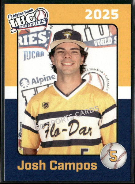 2025 Florence Darlington Tech Stingers JUCO Josh Campos