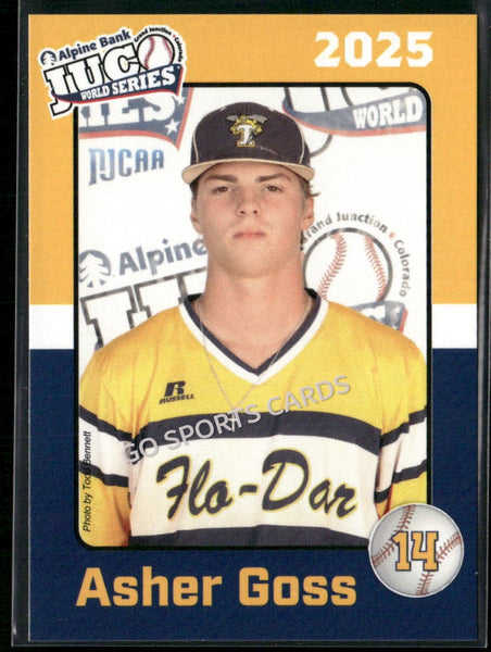 2025 Florence Darlington Tech Stingers JUCO Asher Goss