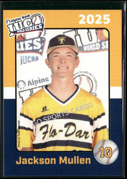 2025 Florence Darlington Tech Stingers JUCO Jackson Mullen