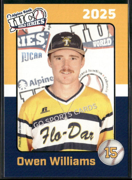 2025 Florence Darlington Tech Stingers JUCO Owen Williams