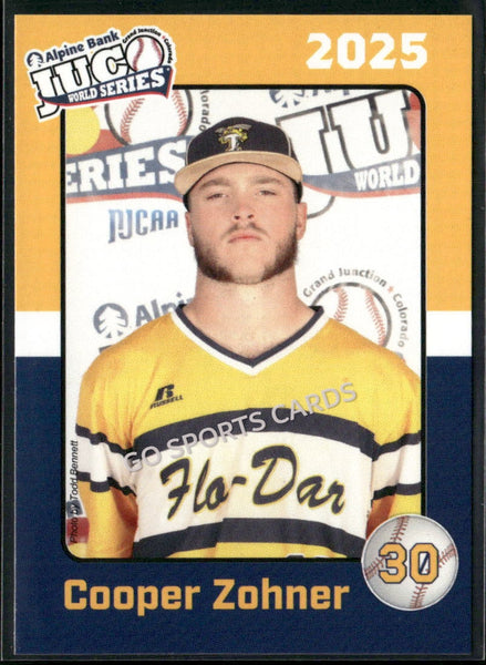 2025 Florence Darlington Tech Stingers JUCO Cooper Zohner