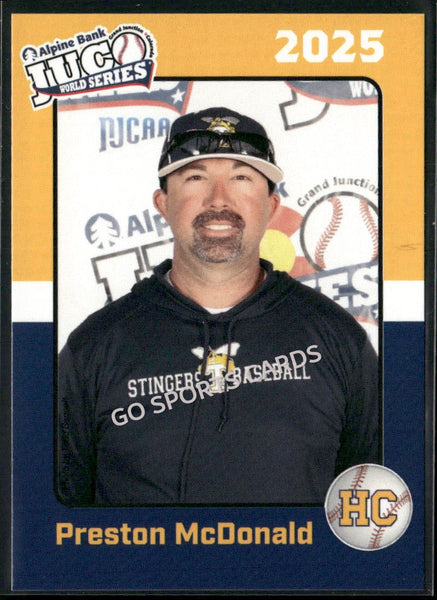 2025 Florence Darlington Tech Stingers JUCO Preston McDonald