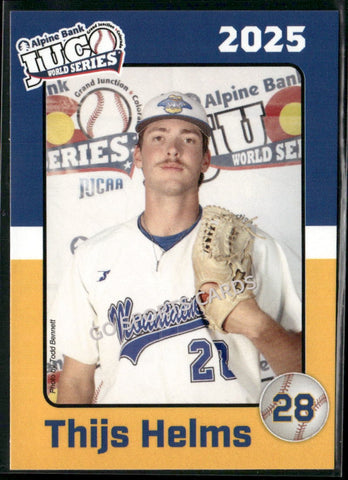 2025 Eastern Oklahoma State College Mountaineers JUCO Thijs Helms