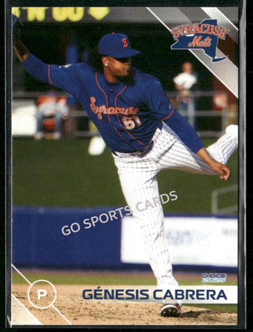 2025 Syracuse Mets Genesis Cabrera