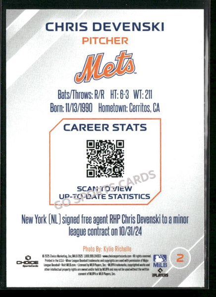 2025 Syracuse Mets Chris Devenski